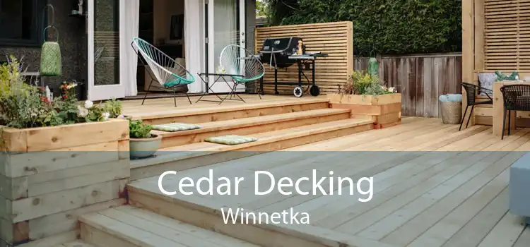 Cedar Decking Winnetka