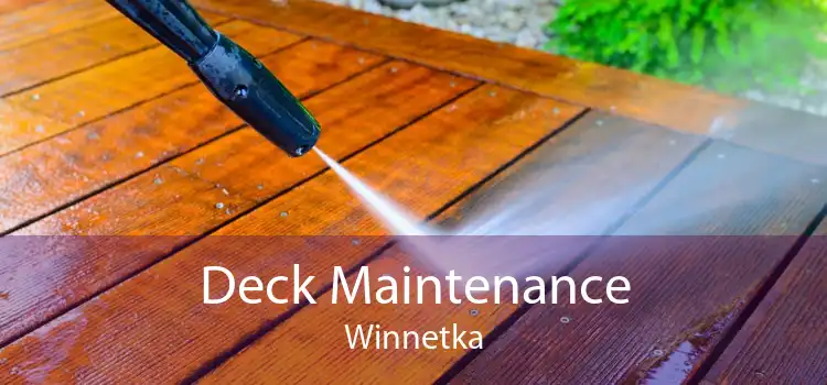 Deck Maintenance Winnetka