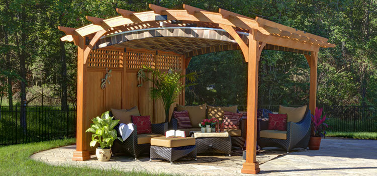 Modern Wood Pergola Installation in Winnetka, CA